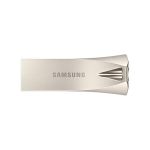 image produit Samsung Clé USB BAR Plus de Type A, 128 Go, 400 Mo/s en lecture, 110 Mo/s en écriture, Clé USB 3.1, résistante aux chocs, champagne argenté, ‎MUF-128BE3/APC - livrable en France