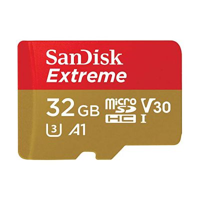 image SanDisk Extreme 32 GB MicroSD Card For Mobile Gaming, With A1 App Performance, Supports AAA/3D/VR Game Graphics And 4K UHD Video, 100MB/s Read Class 10, UHS-I, U3, V30
