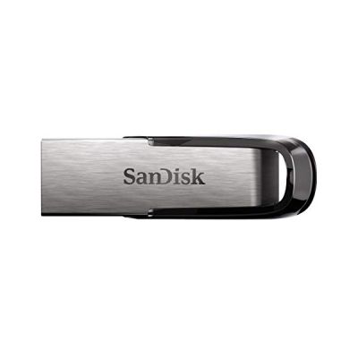 image SanDisk Ultra Flair 64 Go Clé USB 3.0 , dotée d'un corps épuré en métal durable et d'une vitesse de lecture maximale de 150 Mo/s - Noire