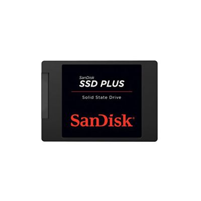 image SanDisk SSD PLUS 480 GB SATA III 2.5-Inch Internal Solid State Drive, SDSSDA-480G-G26 , Black