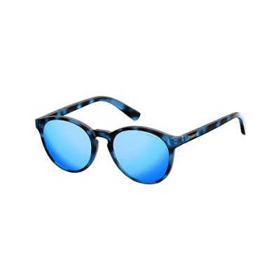 image Polaroid PLD 8024/S 5X Jbw 47 Montures de Lunettes, Bleu (Blute Havana/Grey Blue), Mixte Enfant