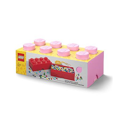 image LEGO Brique de rangement - 40041738 - Empilable - Rose clair 222