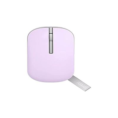 image Souris Sans Fil - ASUS Wireless Mouse MD100 - Ambidextre - Coloris Lilac Mist + Brave Green