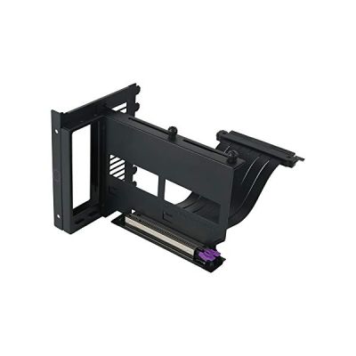 image Cooler Master Kit Support GPU Vertical Universel V2 - Pour Châssis ATX & PCI-E 3.0, Support Modulaire pour Cartes Vidéo, Cable Riser V2 165mm Inclus, Support Acier SGCC Épais & Robuste, Noir