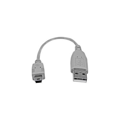 Câble USB 2.0 A vers Mini B de 15 cm - M/M - Cordon USB A vers USB Mini B - M/M - USB2HABM6IN