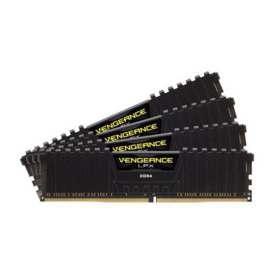image Corsair Vengeance LPX 32Go (4x8Go) DDR4 3000MHz C15 XMP 2.0 Kit de Mémoire Haute Performance - Noir