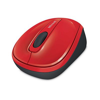 image Microsoft 3500 Souris sans fil Rouge brillant