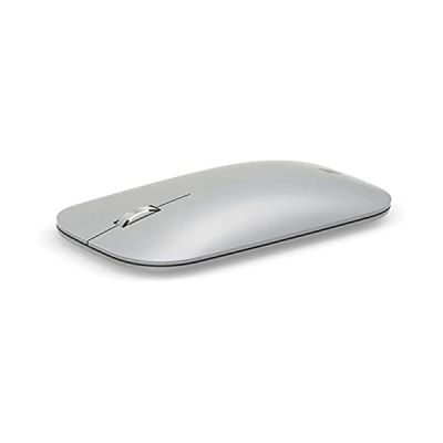 Microsoft Surface Mobile Mouse souris Bluetooth BlueTrack Ambidextre Platine - Souris (Ambidextre, BlueTrack, Bluetooth, 78 g, Platine)
