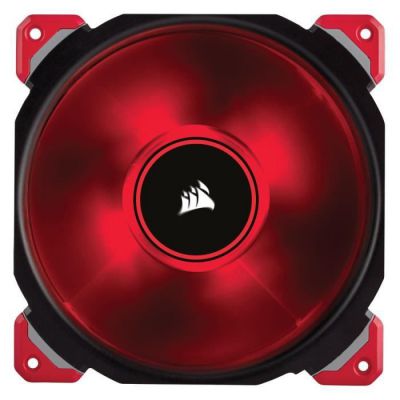 image Corsair - CO-9050047-WWML140 - PRO Ventilateur de Boitier, 140mm, Premium Ventilateur à Lévitation Magnétique, Rouge LED (Single Pack)