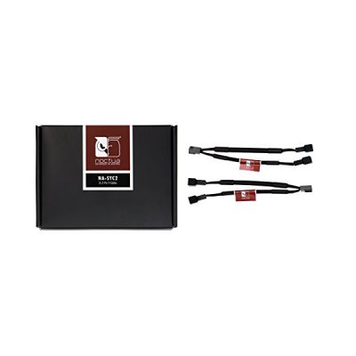 Noctua NA-SYC2, Câble en Y 3 broches pour Ventilateurs de PC (Noir)