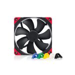 image produit Noctua NF-A14 PWM chromax.black.swap, Ventilateur Silencieux Haut de Gamme, 4 Broches (140 mm, Noir)