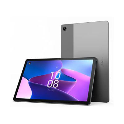 image Lenovo Tab M10 Plus (3rd Gen) - Tablette Tactile 10.61 Pouces 2K (Processeur MediaTek Helio G80, 8Coeurs, 3 Go de RAM, 32 Go (eMCP, eMMC 5.1), Android 12, WiFi+Bluetooth) - Gris Foncé