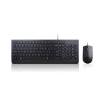 image produit Lenovo 4X30L79883 clavier USB QWERTY Anglais américain Noir - Claviers (Standard, Avec fil, USB, QWERTY, Noir, Souris incluse)
