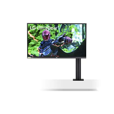 image LG ERGO UltraGear 27GN88A-B Ecran PC Gaming 27" - dalle Nano IPS résolution QHD (2560x1440), 1ms GtG 144Hz, HDR 10, DCI-P3 98%, AMD FreeSync, compatible NVIDIA G-Sync, pied ergonomique réglable