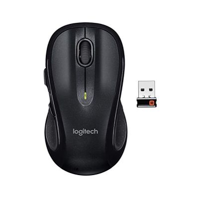 image Logitech Wireless Mouse M510, Souris laser, 5 bouton(s), 2.4 GHz, recepteur Unifiying, sans fil,USB, PC/Mac/Portable/Chromebook - Noir