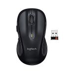 image produit Logitech Wireless Mouse M510, Souris laser, 5 bouton(s), 2.4 GHz, recepteur Unifiying, sans fil,USB, PC/Mac/Portable/Chromebook - Noir