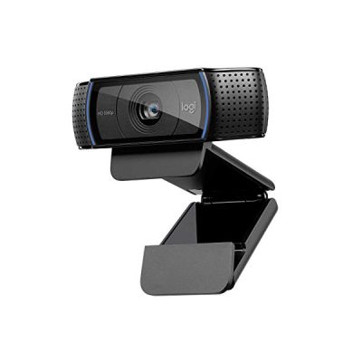 image Logitech Webcam C920 HD Pro, Appels et Enregistrements Vidéo Full HD 1080p, Webcam Streaming, Deux Microphones, Petite, Agile, Réglable, PC/Mac/Portable/Tablette/Chromebook - Noir