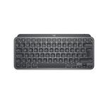 image produit Logitech MX Keys Mini Minimaliste Clavier Sans Fil Illuminé, Compact, Bluetooth, Rétroéclairé, USB-C, Compatible Apple macOS, iOS, Windows, Construction métal - Clavier QWERTY, Gris foncé - livrable en France