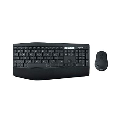 image Logitech MK850 Bluetooth QWERTY Anglais américain Noir - Claviers (Standard, Sans fil, Bluetooth, QWERTY, Noir, Souris incluse)