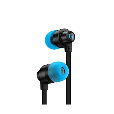 image Logitech - G333 in-Ear Gaming Headphones Black
