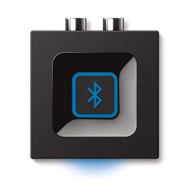 image Logitech Récepteur Audio sans Fil, Adaptateur Bluetooth pour PC/Mac/Smartphone/Tablette/Récepteur AV, Sorties 3,5mm et RCA pour Hauts-Parleurs, Couplage Simple, Multidispositifs, Prise UK