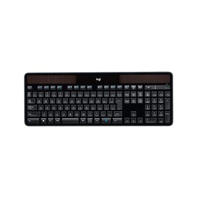 image Logitech K750 Clavier Sans Fil Solaire pour Windows, Clavier Espagnol QWERTY - Noir