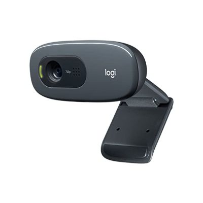 image Logitech HD Webcam C270 Webcam HD avec microphone intégré USB Compatible Skype/MSN/Facebook Noir (version Europe Centrale)