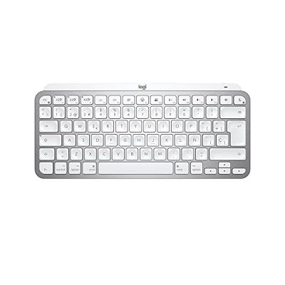Logitech G MXKEYS Mini F. Mac WRLS Illum. WRLS Pale Grey - ESP - MEDITER