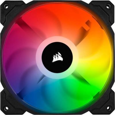 image Corsair iCUE SP140 RGB PRO, 140mm LED RGB, Silencieux, Flux d’air élevé, Ventilateur de Refroidissement (Single Pack)