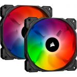 image produit Corsair iCUE SP140 RGB PRO, 140mm LED RGB, Silencieux, Flux d’air élevé, Ventilateur de Refroidissement (Double Pack) - livrable en France