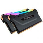 image produit Corsair Vengeance RGB PRO - Kit de Mémorie Enthousiaste (sans mémoire intégrée) Eclairage LED RGB dynamique - Noir