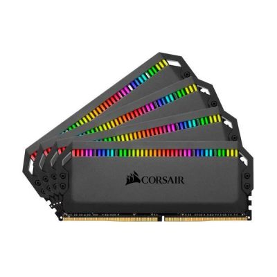 image Corsair Dominator Platinum RGB 16Go (2x8Go) DDR4 3000MHz C15, Eclairage LED RGB dynamique Kit de Mémoire – Noire