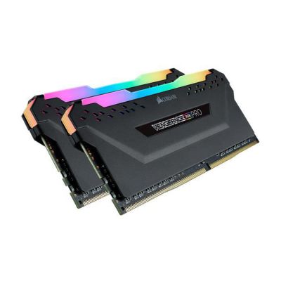 image Corsair Vengeance RGB PRO - Kit de Mémorie Enthousiaste (16Go (2x8Go), DDR4, 2933MHz, C16, XMP 2.0) Eclairage LED RGB dynamique - Noir
