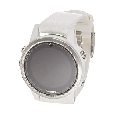 image GARMIN Fenix 5S Silver Montre GPS Cardio Multisport - Bracelet Blanc Carrara