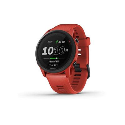 image Garmin Forerunner 745 – Montre GPS connectée pour Le Running et Triathlon – Rouge Magma