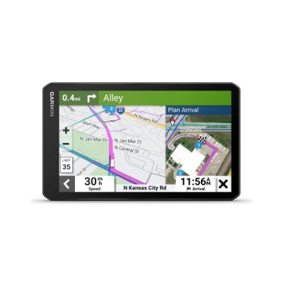 image Garmin DezlCam LGV710, navigateur GPS pour camions, caméra embarquée intégrée, enregistrement vidéo continu, sauvegarde automatique