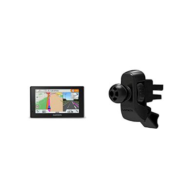 image Garmin Drive 5 Plus MT-S - GPS Auto - 5 Pouces - Cartes Europe 46 Pays - Cartes, Trafic, Zones de Danger à Vie - Wi-FI intégré & Support pour GPS Auto pour Grille d’Aération