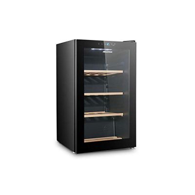 image Hisense RW30D4AJ0, Autonome, Noir, Noir, 3 étagères, 1 portes(s), Black-Transparent
