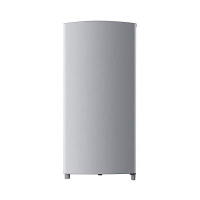 image Hisense RRR195D4DD1 Refrigerateur monoporte ligne POP, capacite 150 L, hauteur 113 cm, compact avec congelateur en haut, argente