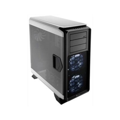 image Corsair Graphite 760T v2 Boîtier PC Gaming (Fenêtré Pleine Tour ATX avec trois AF140 Rouge LED Ventilateur) Blanc