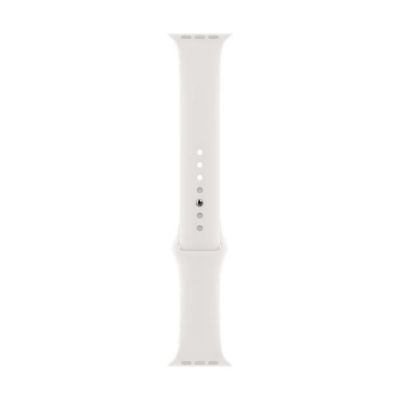 image Apple Watch Bracelet Sport Blanc (44 mm) - S/M et M/L