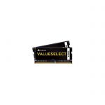 image produit Corsair CMSO16GX4M2A2133C15 Value Select 16GB (2x8GB) DDR4 2133Mhz CL15 Mémoire pour ordinateur portable SODIMM (260 Pin), Noir - livrable en France