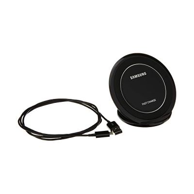 Samsung Pack pour Galaxy S8 avec Coque Transparente + Pad à Induction Stand + Cable micro USB + Film de Protection
