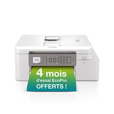 Brother MFC-J4340DWE - Imprimante Jet d'encre Couleur Multifonction sans Fil Professionnelle A4 - Eligible au Forfait d'encre EcoPro.