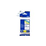image produit Brother TZe-253 | Ruban original Laminé | 24 mm | Bleu sur fond Blanc | 8M - livrable en France