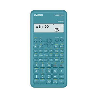 image Casio FX-220PLUS 2 Calculatrice scientifique, Bleu ciel