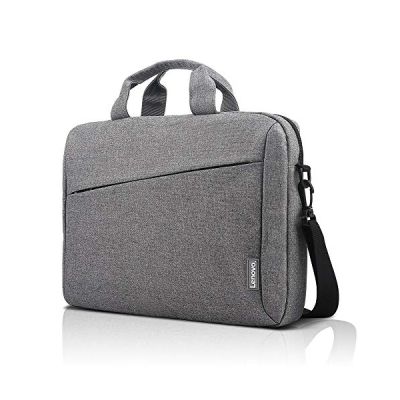 Lenovo Sacoche Laptop Casual 15.6 Polyester Gris 400x300x55mm Toile Hydrofuge Design Simple et élégant Solide GX40Q17231