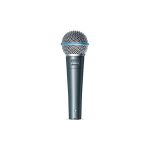 image produit Shure Beta 58A Microphone Vocal - Micro Dynamique Supercardioïde à Un Élément pour la Scène et le Studio, avec Adaptateur de Pied Réglable A25D, Adaptateur de Filetage de 5/8" à 3/8" (Euro)