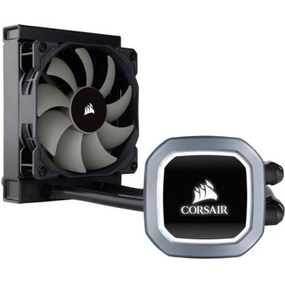 image Corsair Hydro H60 Liquide Refroidisseur (Ventilateur PWM, All-in-One Liquid CPU Cooler) Noir