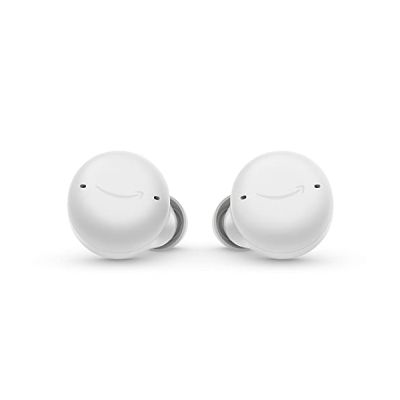 image Echo Buds (2e génération) | Écouteurs Bluetooth sans fil avec Alexa, anti-bruit, microphone intégré, IPX4 résistance à l'eau| Blanc
